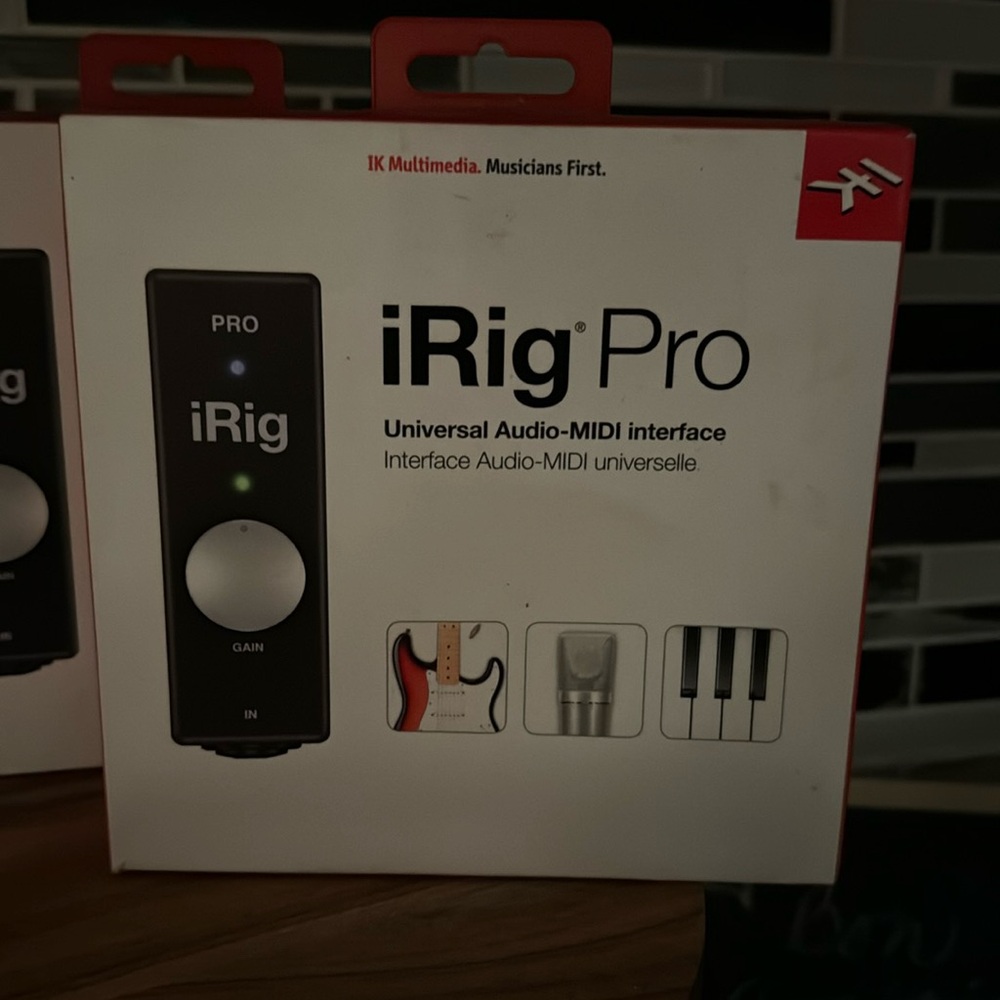i Rig Pro Universal Audio-MIDI interface